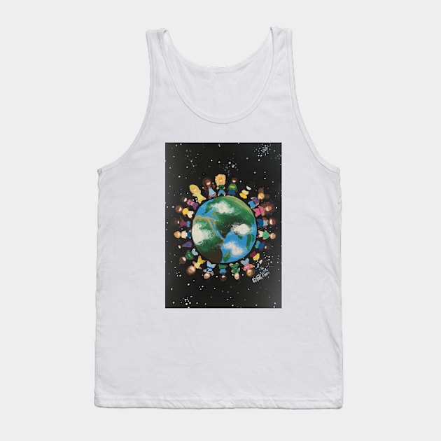 We Are the Children Tank Top by VictoriasMagicArt